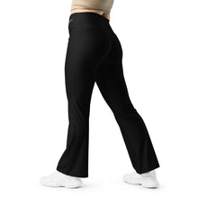 Load image into Gallery viewer, SUCCESS WIRE Flare Leggings for Women - Black