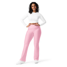 Load image into Gallery viewer, SUCCESS WIRE Flare Leggings for Women - Bubblegum