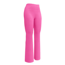 Load image into Gallery viewer, SUCCESS WIRE Flare Leggings for Women - Hot Pink