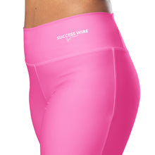 Load image into Gallery viewer, SUCCESS WIRE Flare Leggings for Women - Hot Pink