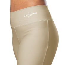 Load image into Gallery viewer, SUCCESS WIRE Flare Leggings for Women - Khaki Tan