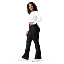 Load image into Gallery viewer, SUCCESS WIRE Flare Leggings for Women - Black