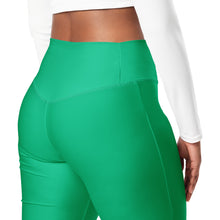 Load image into Gallery viewer, SUCCESS WIRE Flare Leggings for Women - Jade
