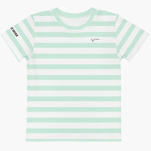 Load image into Gallery viewer, SUCCESS WIRE Unisex Striped Crew Neck T-shirt for Little Kids (2T-7)