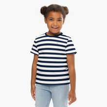 Load image into Gallery viewer, SUCCESS WIRE Unisex Striped Crew Neck T-Shirt for Little Kids (2T-7)
