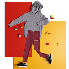 Load image into Gallery viewer, SUCCESS WIRE Classic Leggings for Little Girls (2T-7) - Burgundy