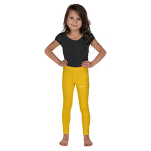 Load image into Gallery viewer, SUCCESS WIRE Blooming Petals Leggings for Little Girls (2T-7) - Goldenrod