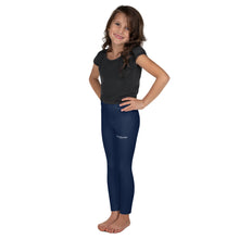 Load image into Gallery viewer, SUCCESS WIRE Classic Leggings for Little Girls (2T-7) - Navy