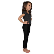 Load image into Gallery viewer, SUCCESS WIRE Classic Black Leggings for Little Girls (2T-7) - White Logo