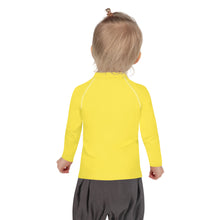 Load image into Gallery viewer, SUCCESS WIRE Paris Daisy Yellow Rash Guard for Little Girls (2T-7)