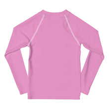 Load image into Gallery viewer, SUCCESS WIRE Lavender Rose Rash Guard for Little Girls (2T-7)