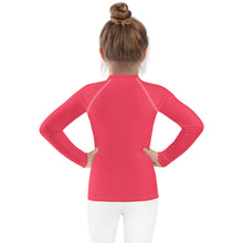 Load image into Gallery viewer, SUCCESS WIRE Radical Red Rash Guard for Little Girls (2T-7)