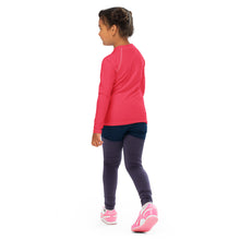 Load image into Gallery viewer, SUCCESS WIRE Radical Red Rash Guard for Little Girls (2T-7)