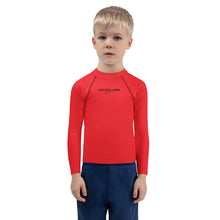 Load image into Gallery viewer, SUCCESS WIRE Unisex Alizarin Red Rash Guard for Little Kids (2T-7)