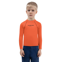 Load image into Gallery viewer, SUCCESS WIRE Unisex Outrageous Orange Rash Guard for Little Kids (2T-7)