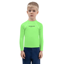 Load image into Gallery viewer, SUCCESS WIRE Unisex Lime Breeze Rash Guard for Little Kids (2T-7)