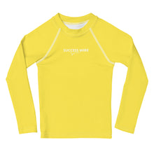 Load image into Gallery viewer, SUCCESS WIRE Paris Daisy Yellow Rash Guard for Little Girls (2T-7)