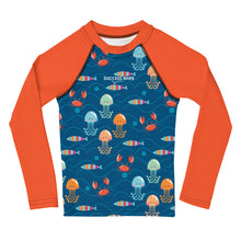 Load image into Gallery viewer, SUCCESS WIRE Ocean Adventure Rash Guard for Little Boys (2T-7)