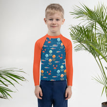 Load image into Gallery viewer, SUCCESS WIRE Ocean Adventure Rash Guard for Little Boys (2T-7)
