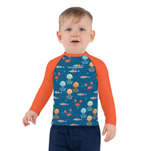 Load image into Gallery viewer, SUCCESS WIRE Ocean Adventure Rash Guard for Little Boys (2T-7)