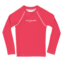 Load image into Gallery viewer, SUCCESS WIRE Radical Red Rash Guard for Little Girls (2T-7)