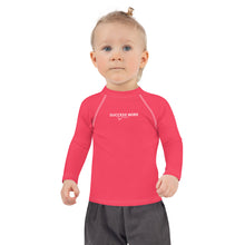 Load image into Gallery viewer, SUCCESS WIRE Radical Red Rash Guard for Little Girls (2T-7)
