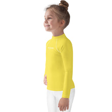 Load image into Gallery viewer, SUCCESS WIRE Paris Daisy Yellow Rash Guard for Little Girls (2T-7)