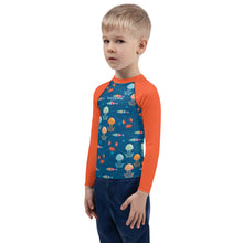 Load image into Gallery viewer, SUCCESS WIRE Ocean Adventure Rash Guard for Little Boys (2T-7)