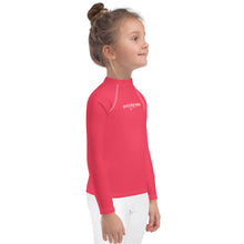Load image into Gallery viewer, SUCCESS WIRE Radical Red Rash Guard for Little Girls (2T-7)