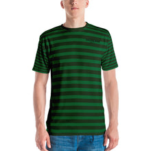 Load image into Gallery viewer, SUCCESS WIRE Green Power Stripe T-Shirt for Men