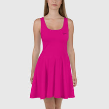 Load image into Gallery viewer, SUCCESS WIRE Medium Violet Red Skater Dress for Women