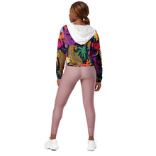 Load image into Gallery viewer, SUCCESS WIRE Jungle Safari Connection Cropped Windbreaker for Women
