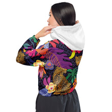Load image into Gallery viewer, SUCCESS WIRE Jungle Safari Connection Cropped Windbreaker for Women