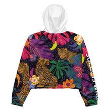 Load image into Gallery viewer, SUCCESS WIRE Jungle Safari Connection Cropped Windbreaker for Women