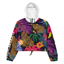 Load image into Gallery viewer, SUCCESS WIRE Jungle Safari Connection Cropped Windbreaker for Women