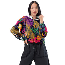 Load image into Gallery viewer, SUCCESS WIRE Jungle Safari Connection Cropped Windbreaker for Women