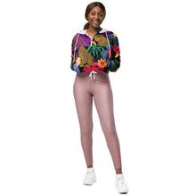 Load image into Gallery viewer, SUCCESS WIRE Jungle Safari Connection Cropped Windbreaker for Women