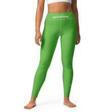 Load image into Gallery viewer, SUCCESS WIRE Progressive Green Yoga Leggings for Women