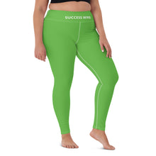 Load image into Gallery viewer, SUCCESS WIRE Progressive Green Yoga Leggings for Women