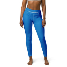 Load image into Gallery viewer, SUCCESS WIRE Dazzling Blue Electric Yoga Leggings for Women