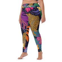 Load image into Gallery viewer, SUCCESS WIRE Jungle Safari Connection Yoga Leggings for Women