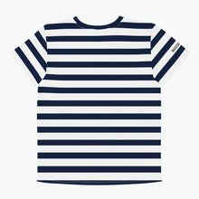 Load image into Gallery viewer, SUCCESS WIRE Unisex Striped Crew Neck T-shirt for Big Kids (8-20)