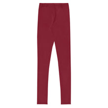 Load image into Gallery viewer, SUCCESS WIRE Classic Leggings for Big Girls (8-20) - Burgundy