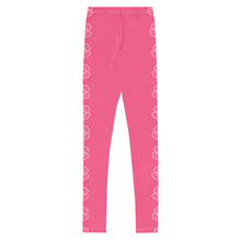 Load image into Gallery viewer, SUCCESS WIRE Blooming Petals Leggings for Big Girls (8-20) - Brink Pink
