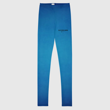 Load image into Gallery viewer, SUCCESS WIRE Blue Glow Leggings for Big Kids (8-20) w/Black Logo