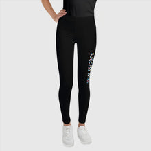 Load image into Gallery viewer, SUCCESS WIRE Playful Dots Logo Leggings for Big Girls (8-20) - Black