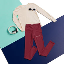 Load image into Gallery viewer, SUCCESS WIRE Classic Leggings for Big Girls (8-20) - Burgundy