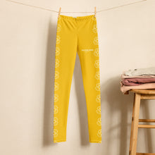 Load image into Gallery viewer, SUCCESS WIRE Blooming Petals Leggings for Big Girls (8-20) - Goldenrod
