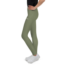 Load image into Gallery viewer, SUCCESS WIRE Classic Leggings for Big Girls (8-20) - Olive
