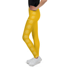 Load image into Gallery viewer, SUCCESS WIRE Blooming Petals Leggings for Big Girls (8-20) - Goldenrod